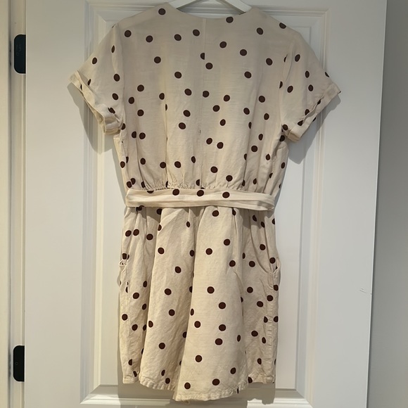Linen Polka Dot Romper - Picture 4 of 4